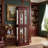70" Majestic Tall Curio Cabinet With Internal Spotlight & 6-Tier Adjustable Glass Shelving (Available In Walnut, Cherry & Oak)-546704810