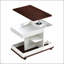 Table de bout réglable à roulettes, table d'appoint moderne avec plateau relevable et rangement pour petits espaces-2136978422