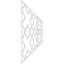 Panneau de lambris H 36 1/4 po x l 94 1/2 po x P 3/8 po