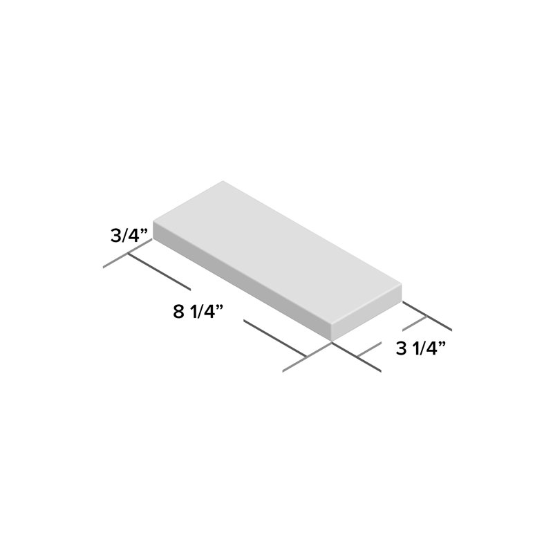 Parquet en chêne massif de 3/4 po d'épaisseur x 3 1/4 po x longueur variable, Coquillage
