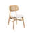 Upholstered Solid Wood Dining Chair-1793538424