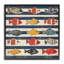 Nautic Fish Assortment, estampe numérique, design par Sara Culpepper-2057723555-2057723554