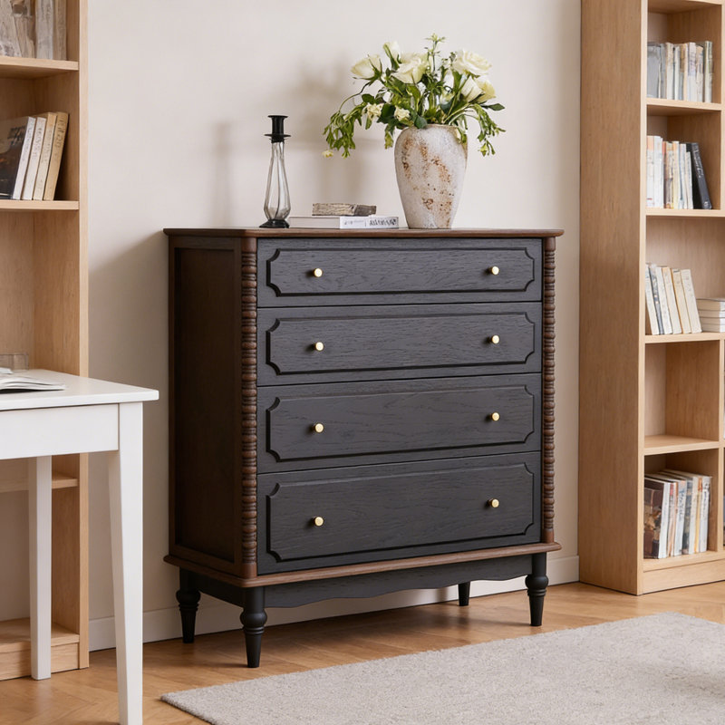 Armoire de rangement à tiroir de style français
