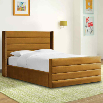 Upholstered Velvet Bed
