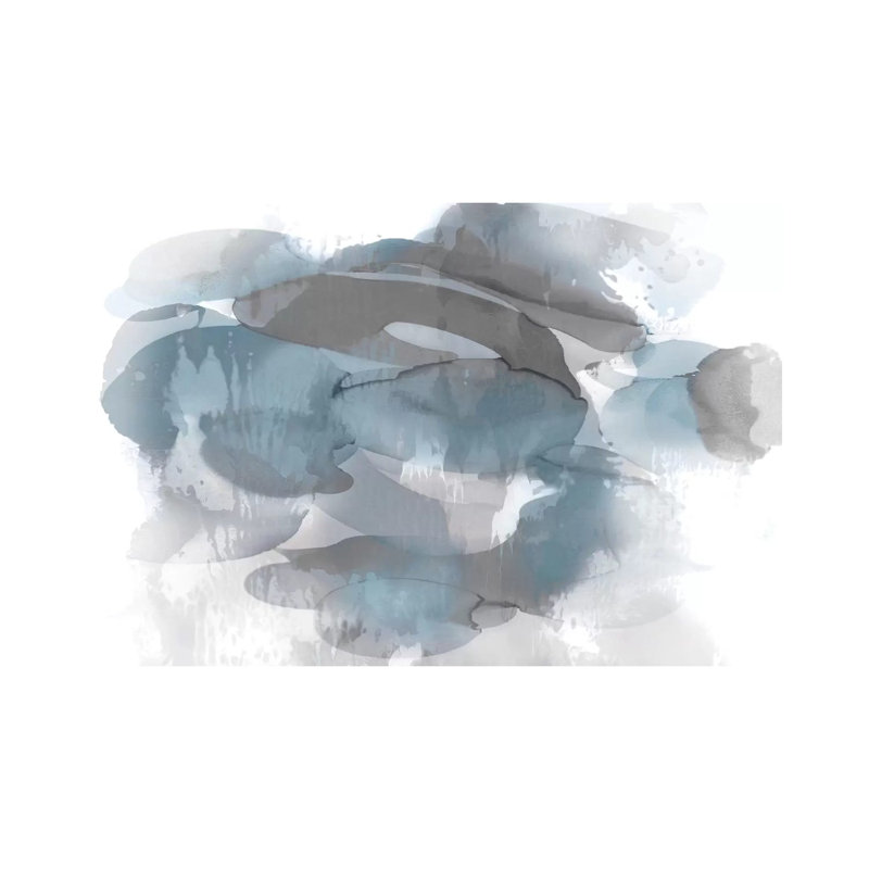 Aqua Flow I by Kristina Jett - Wrapped Canvas Gallery-Wrapped Canvas Giclée, 20.32 cm H x 30.48 cm W