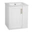 Meuble-lavabo moderne avec rangement latéral