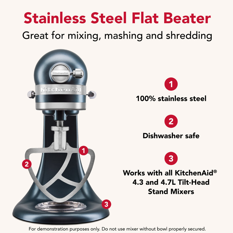 KitchenAid Flat Beater Stainless Steel