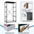 4 Drawer Dresser for Bedroom, Narrow Chest of Drawers, Wooden Top and Study Iron Frame 18"x37.5"-(WxH)