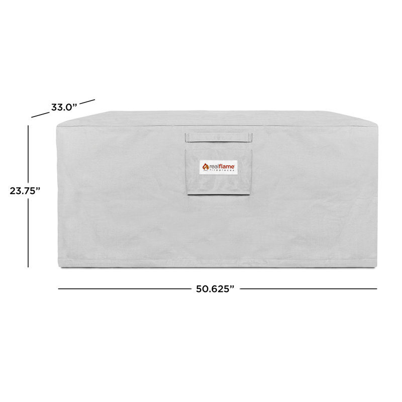 Fire Pit Cover Fits up to 50.6", 23.75" H x 50.625" W x 33" D