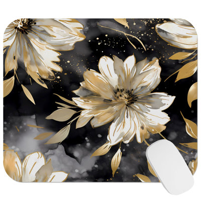 Floral Victorian Flowers Dream XII Gaming Cute Office Laptop Desk Pad Gift Mat Square Rectangle Non-Slip Mousepad