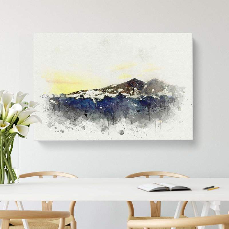 Rocky Mountains In Colorado In Abstract - Wrapped Canvas, 50cm H x 76cm W x 3cm D