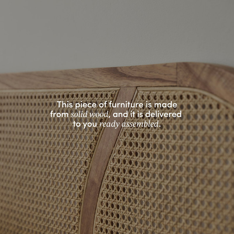 Billie Solid Wood Headboard, King