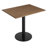 Easy Walnut Metal Base Dining Table-74747956-74747957