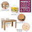 Ludden 4 - Person Dining Set-102095414-102095412