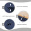 Armoire de rangement multifonctionnelle pour cuisine, organisateur de tablettes personnalisable avec barrières de porte antidérapantes, tiroirs à ustensiles coulissants et compartiments de rangement classés - bleu-131167395