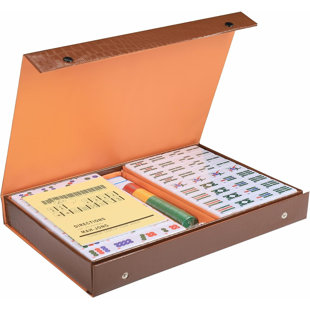 Chinese Filipino Numbered Tiles Mahjong 144 Tiles 1.45" Easy-to-Read Game Set Mah-Jongg, Mah Jongg, Majiang