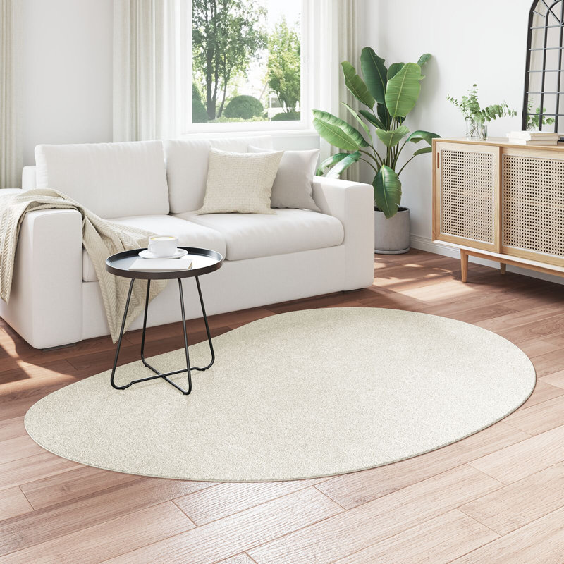 Area Rug Cream Non-Slip, Polyester, Novelty 140 x 200 cm