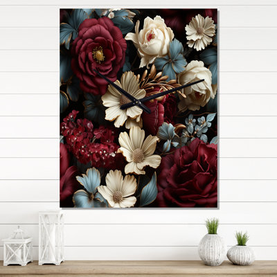 Jamayka - Horloges murales florales