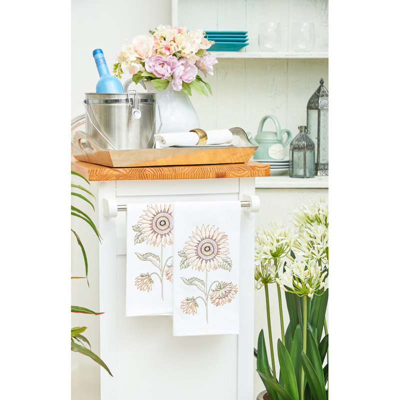 Serviette de cuisine en coton Sunflower