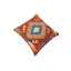 Oreiller rustique en kilim tissé à la main Caballer - 17 po x 18 po Rustic-283029664-283029757