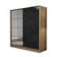 Armoire-penderie 2 portes avec 2 tiroirs-2045342445