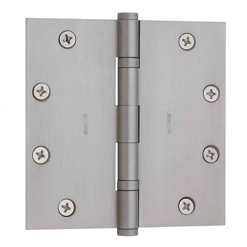 5" H x 5" W Ball Bearing Single Door Hinge, Distressed Oil Rubbed Bronze, Yes