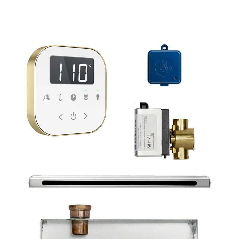 Contrôle linéaire du générateur de vapeur AirButler, Bronze brossé / blanc