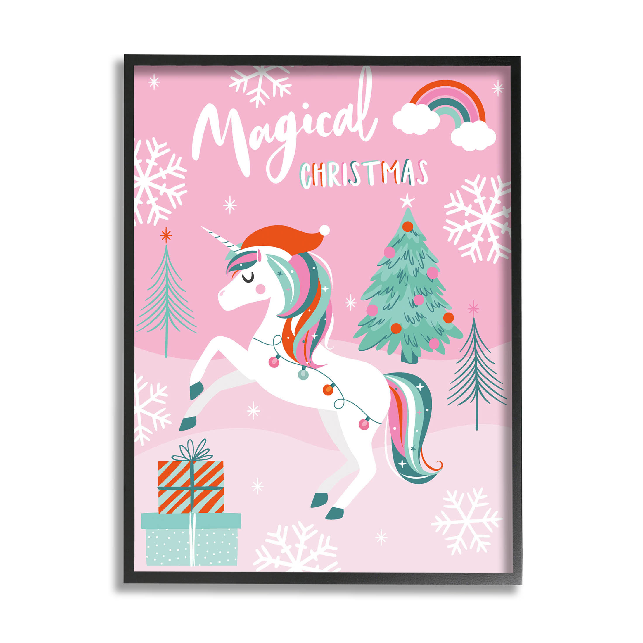 Christmas Mail Art Print by Angela Nickeas