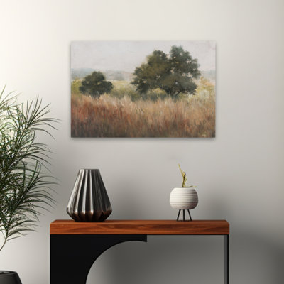 Art de traditions champêtre beige et brun