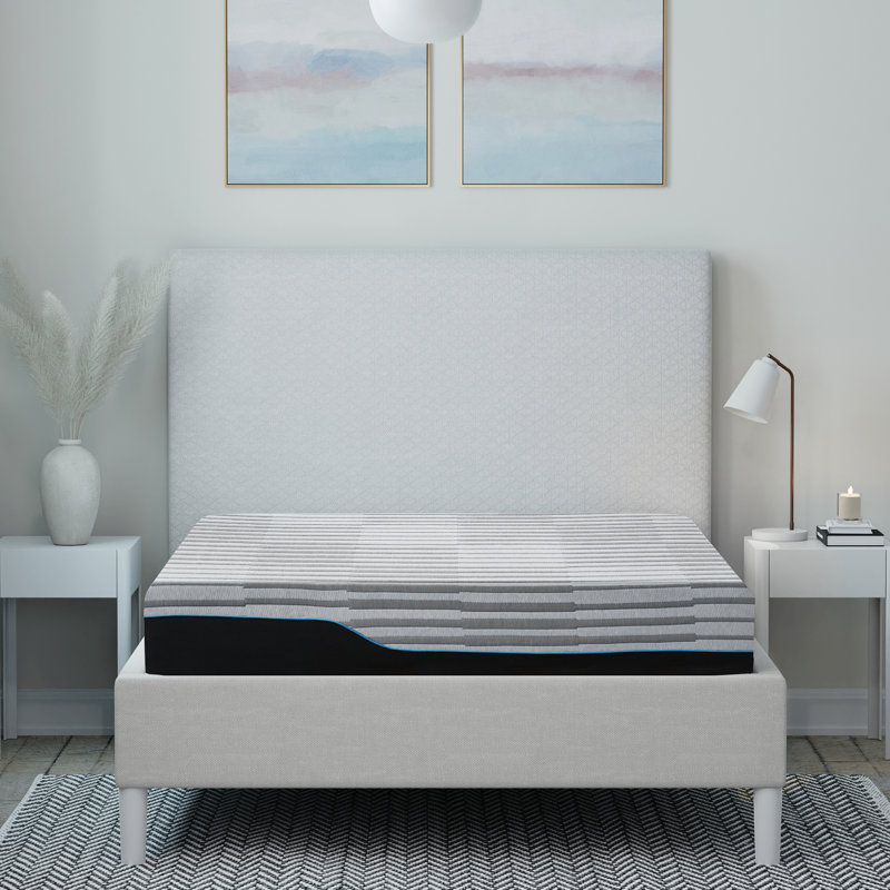 Bodipedic Support Gel Memory Foam Mattress-in-a-Box, King, 10