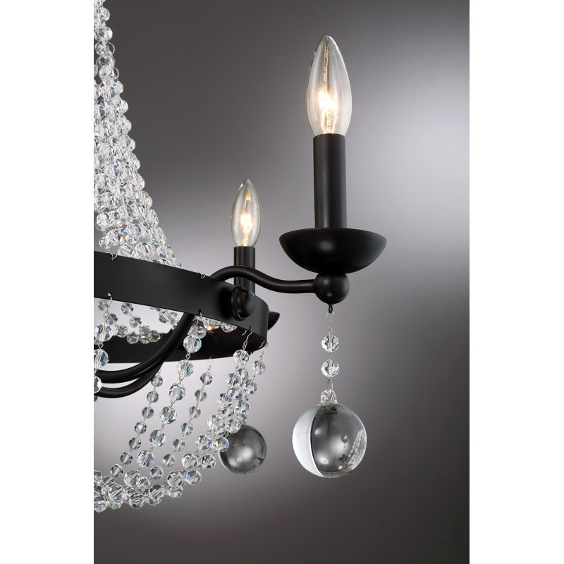 Lustree empire de style bougie 4 lumières Moreell