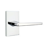 Hermes Flat Passage (Hall & Closet) Door Lever with Rectangle Rosette