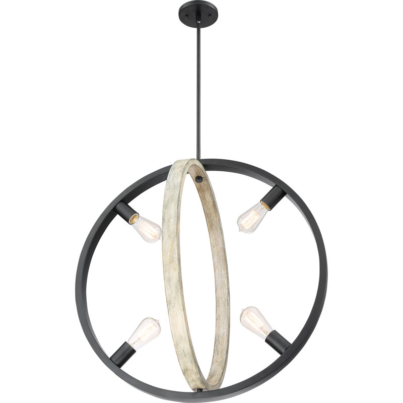 Haag 4 - Light Dimmable Globe Chandelier