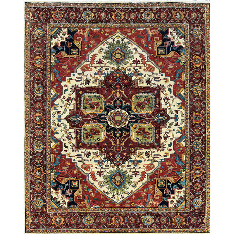 Wool Oriental Area Rug, Rectangle 8' x 10'