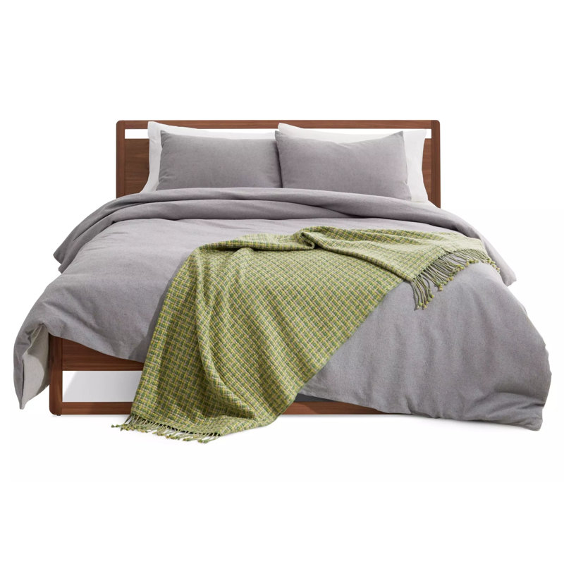 Chaperone Hand Woven Throw Blanket, Green