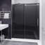 Porte de douche coulissante sans cadre l 60 po x H 76 po-64345427