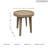 Demitrios Outdoor Round End Table