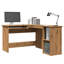 Corliss Corner Desk Computer Desk Study L-shaped Desk Table Engineered Wood-881547585