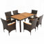 Ensemble repas d'extérieur 7 pièces 7 pièces-1781744293