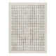 Sigrid Geometric Hand Tufted Area Rug in Light Gray/Cream