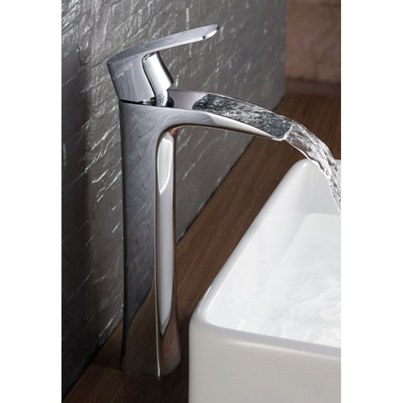 Robinet pour salle de bain à un trou à fixation pour bateau Lulu, Chrome