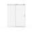 56-60 Inch Adjustable Frameless Sliding Shower Door With Tempered Glass And Rust-Resistant Hardware For Compact Bathrooms, Shower Door-123698852