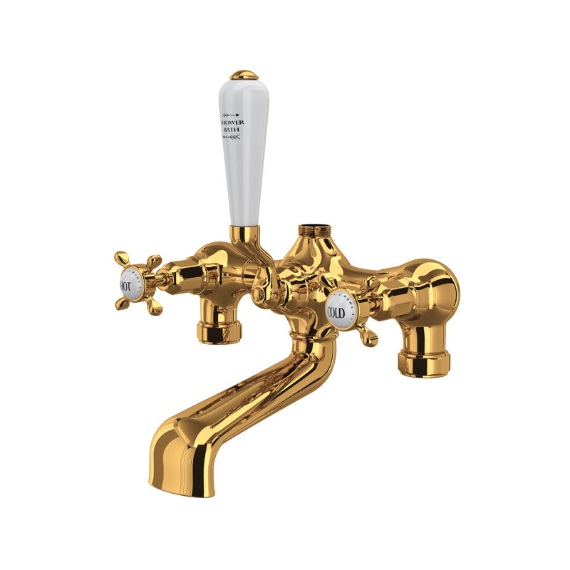 Edwardian™ Deck Mounted Tub Spout, English Gold