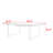Modern simple solid wood rectangular dining table-109679611