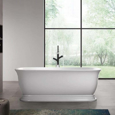 59'' x 31.50'' Soaking Acrylic Bathtub