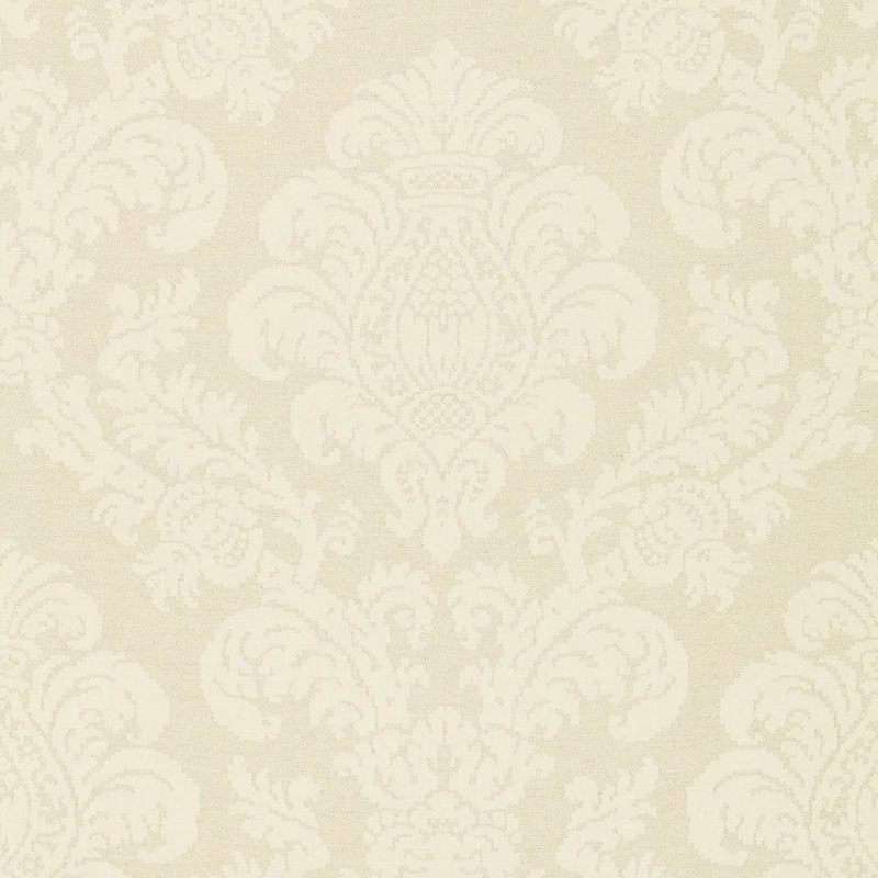 Schumacher x Mary McDonald Fabric, White/Off-White/Beige
