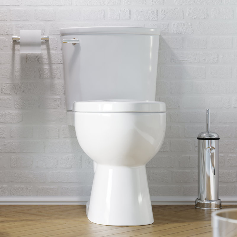 Icera Palermo 1.28 Gallons GPF Elongated Comfort Height Floor Mounted Two-Piece Toilet (Seat Included)