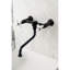 Robinet de salle de bain mural 2 trous Kingston-54357447