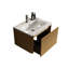 Meuble-lavabo moderne 24 po en chêne naturel rayé et rebords courbés en céramique blanche pour un tiroir sans effort-2070048939-2070048938