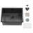 Polyfurniture 18'' L Undermount Single Bowl Stainless Steel Kitchen Sink
